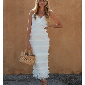 V. Chapman The Narcisse Dress in White